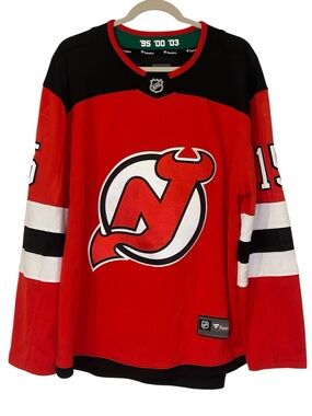 New Jersey Devils NHL Jersey Custom GM #15 -Red Home- Adult Size M Fanatics